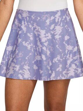 Nike Women's Victory Dri-FIT Flouncy Printed 15" Golf Skirt Lilac Ice XS